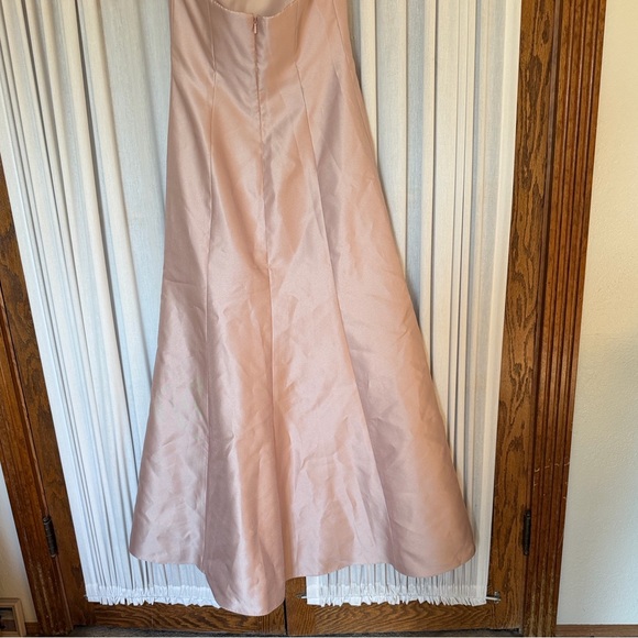 Alfred Sung Cameo Blush Strapless A-Line Gown - Picture 8 of 14